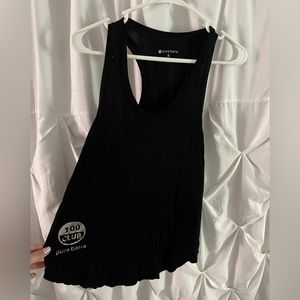 Black pure barre tank top